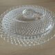 Vintage glass butter dish