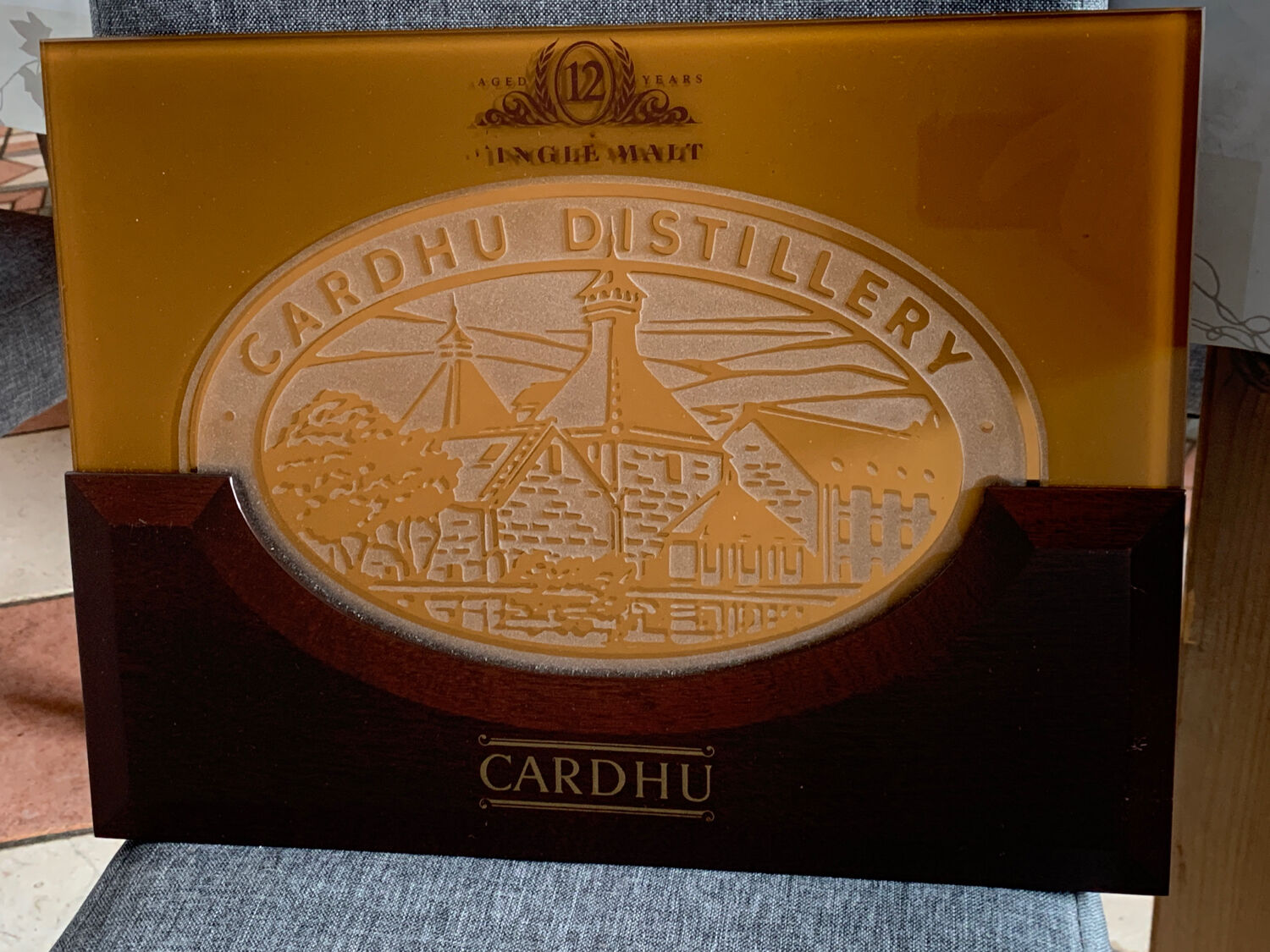 Mirror frame whisky bourbon cardhu 40 x 30 cm cardhu distillery