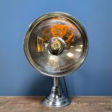 Nickel-plated old heater lamp from Germany, 1920s