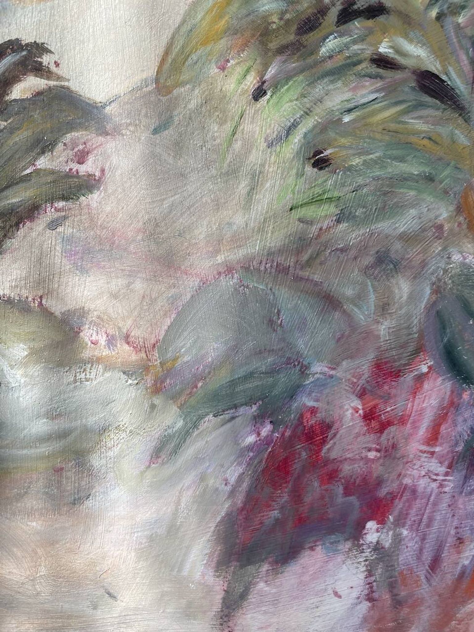 Huile sur panneau paysage