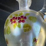 Non-selfish night service - art nouveau - hand-decorated satin blown crystal
