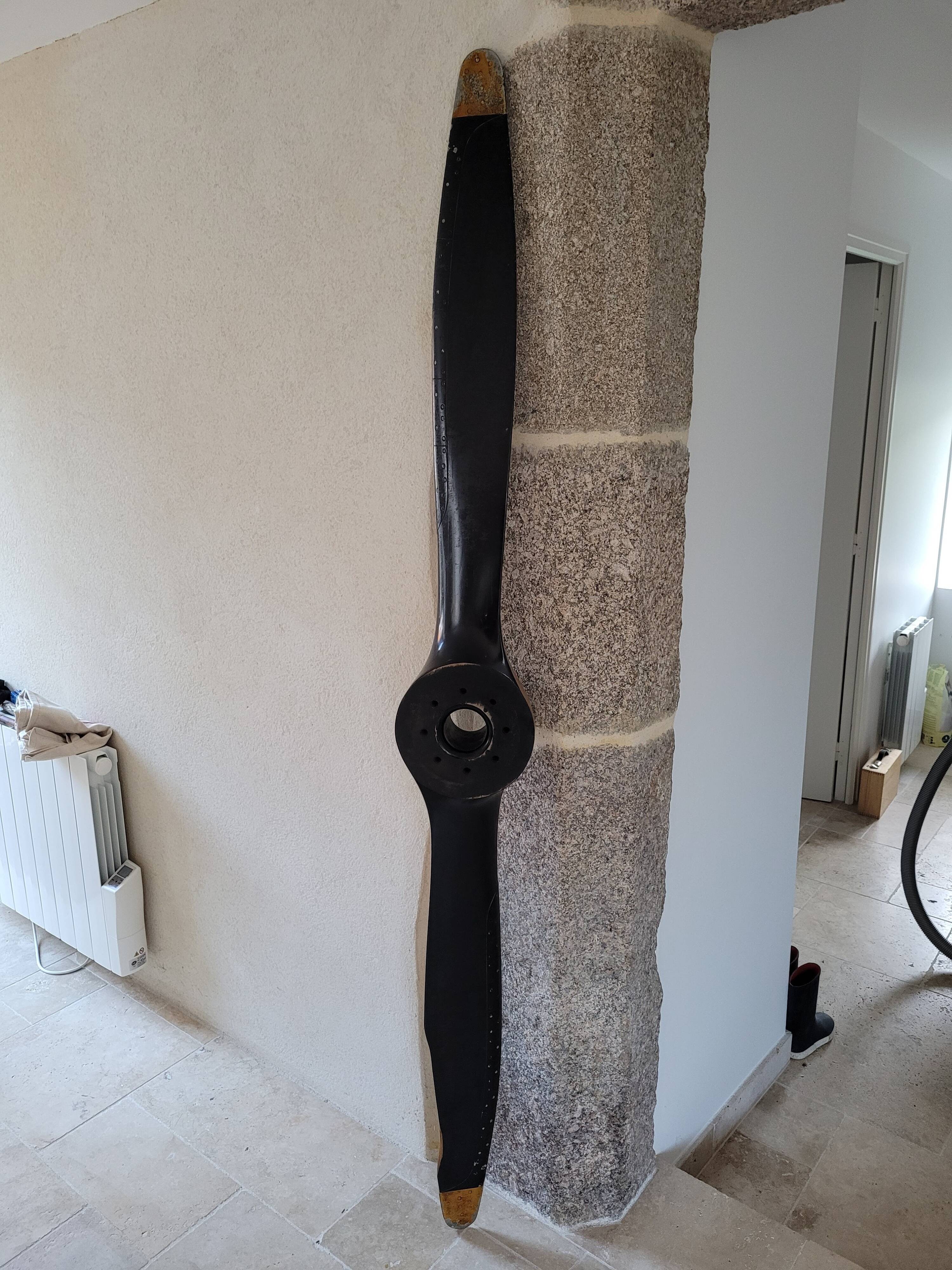 Merville wooden airplane propeller