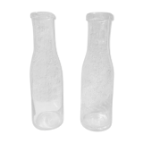 Pair of old milk bottles