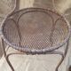Pair of 19th century garden chairs