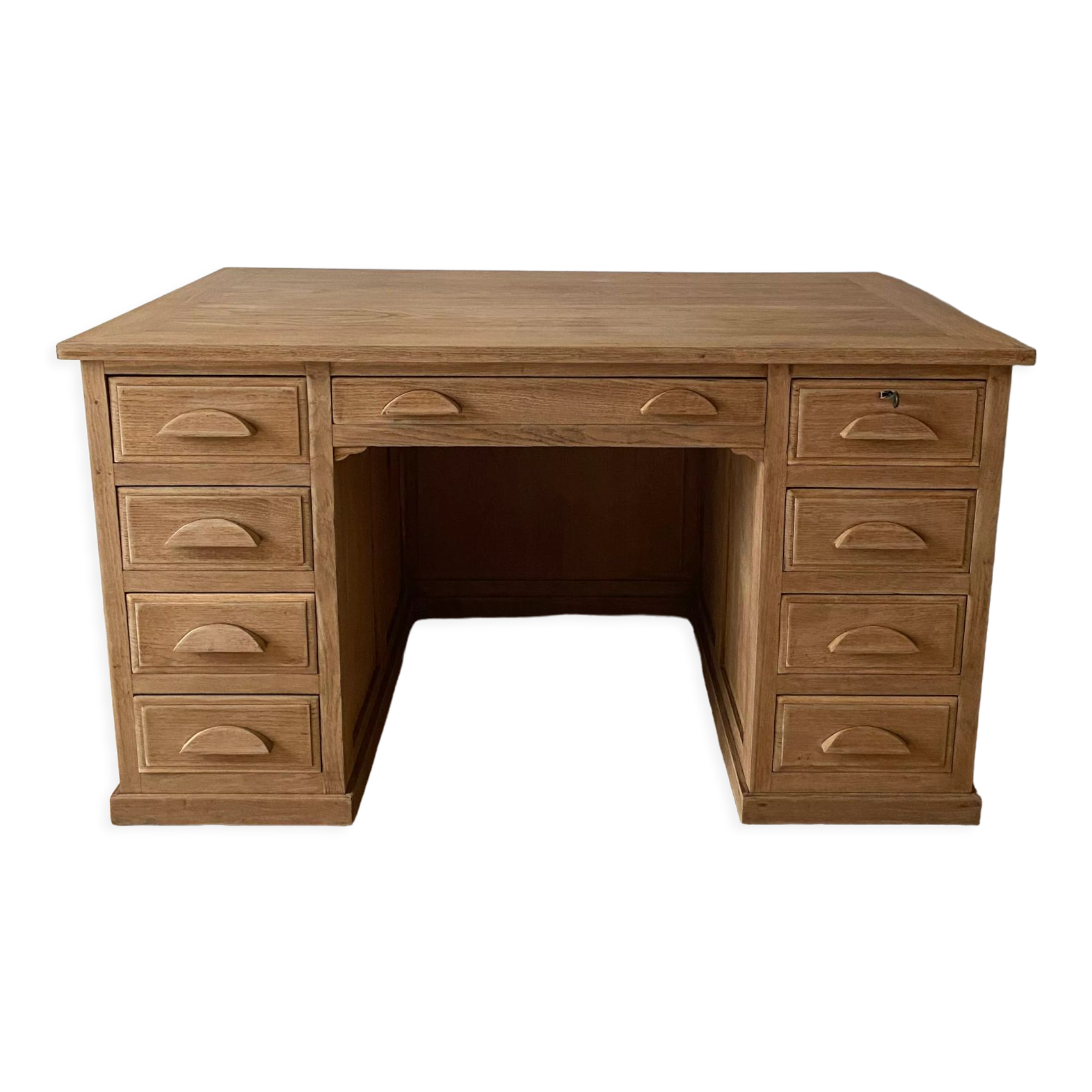 Solid oak desk
