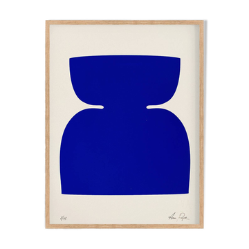 Forme abstraite, sérigraphie en édition limitée