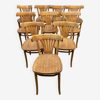 10 vintage bistro chairs