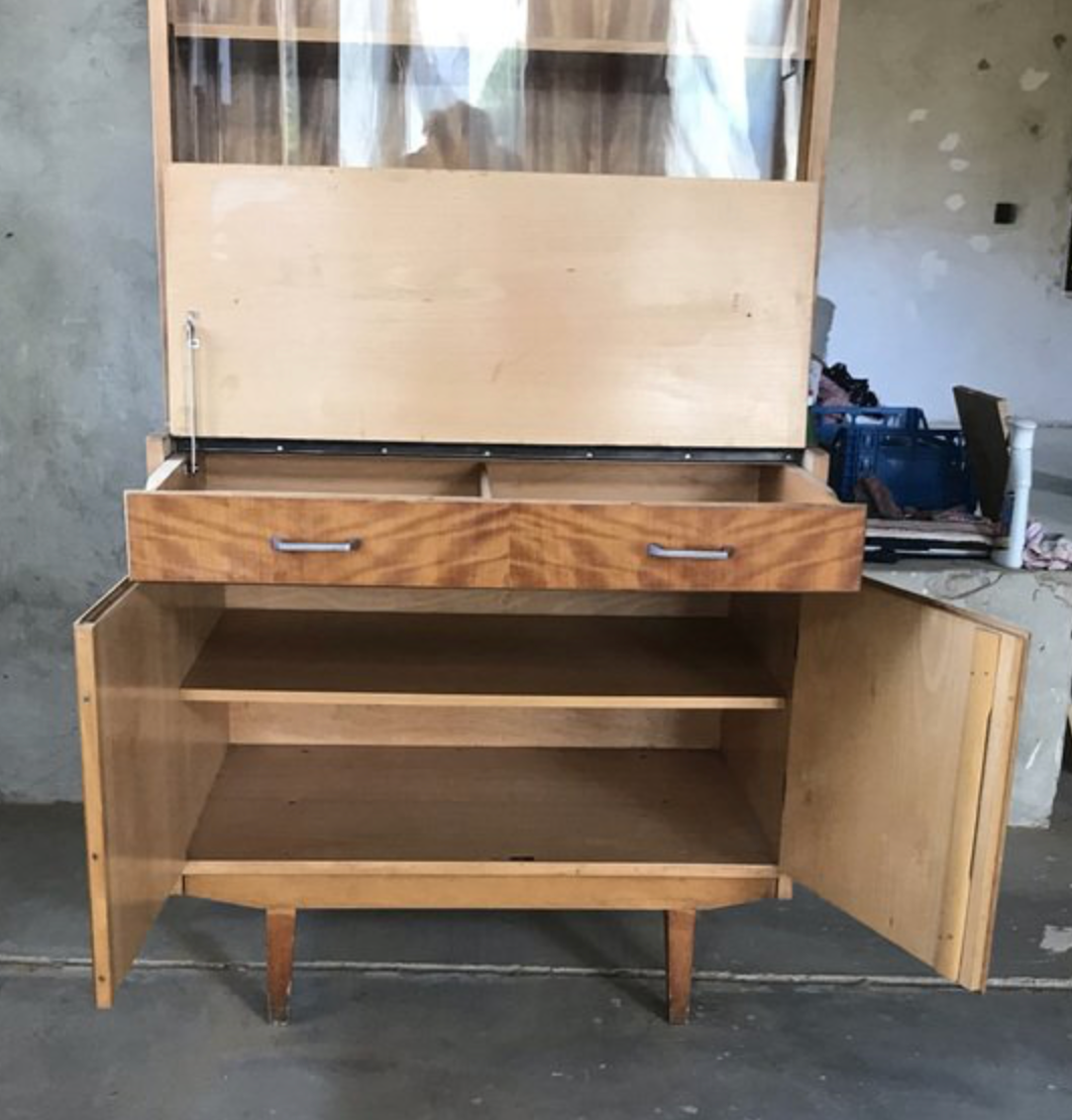 Mid-century hungarian cabinet, 1960s