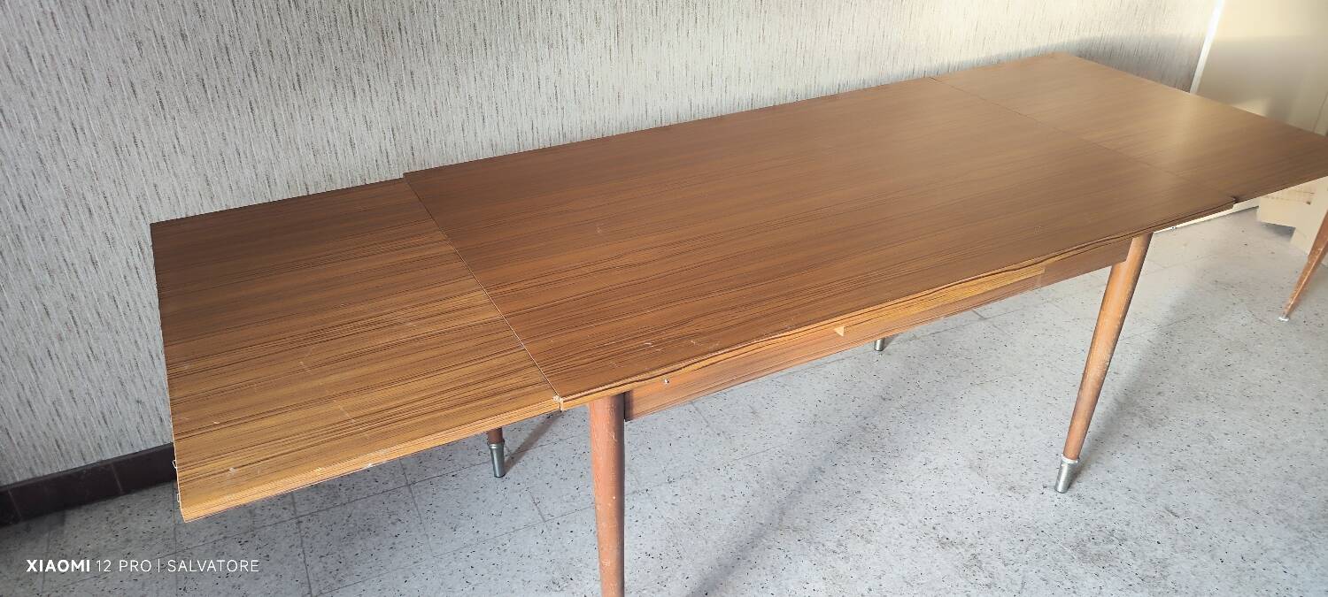Vintage Formica table 1.40m to 2.20m 1960s/70s