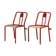 Pair of Tolix T4 guinguette chairs