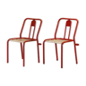 Pair of chairs guinguette