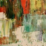 Vintage abstract painting