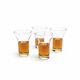 Set of modernist Bulle glasses by Roger Tallon for Daum, 1960s.