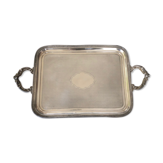 Late 19th-century silver metal tray