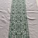 Large tablecloth and its 10 old napkins embroidered with cross stitch - 210x120 - cotton