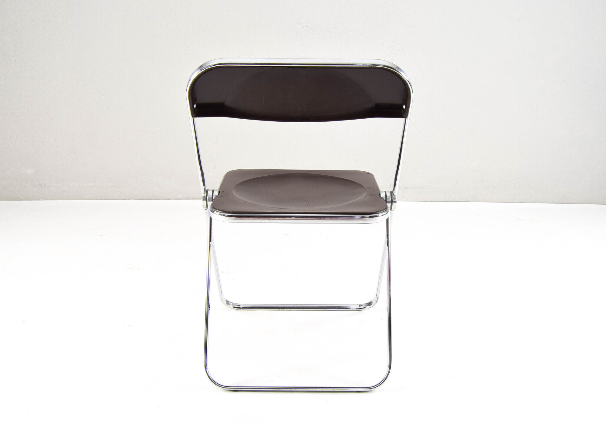 Plia folding chairs by Giancarlo Piretti to Castelli Italy 60s