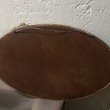 Old golden oval mirror 79x48cm