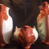 Lot vases and a garden dabbling 1900