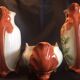 Lot vases and a garden dabbling 1900