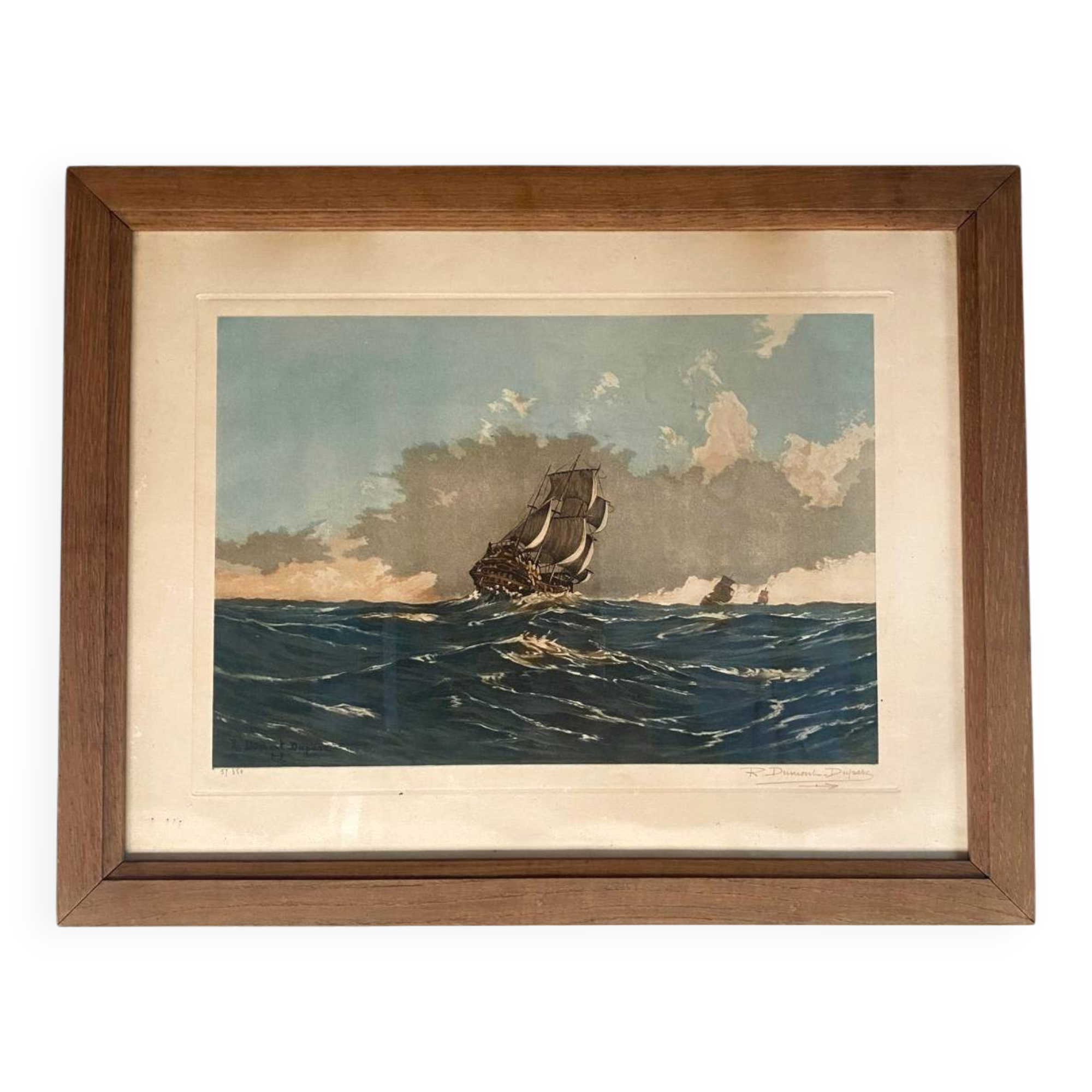 Tableau. marine. by robert dumont duparcq.