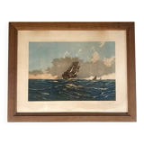 Tableau. marine. by robert dumont duparcq.