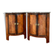 Pair of notches in marquetry style Louis XVI XIX century