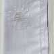 Fine linen round crocheted openwork mini day pillowcase