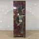 Cabinet chinois / oriental vintage avec feuille d'or / scène traditionnelle