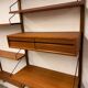 Meuble mural scandinave vintage en teck par Poul Cadovius pour Royal System