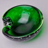 Ashtray sommerso cactus by seguso, Murano glass, Italy, 1970