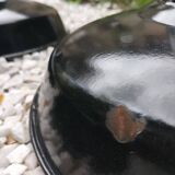 Enameled sheet metal lamps