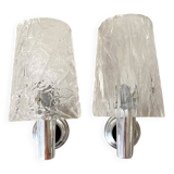 Pair of 60s-70s wall lights