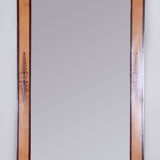 Early 19th Century Biedermeier Restored Mahogany Maple Austrian Mirror, 1830s