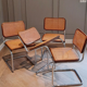 Suite of 4 chairs Cesca Marcel Breuer 60:70s