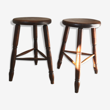 Pairs of tripod stools