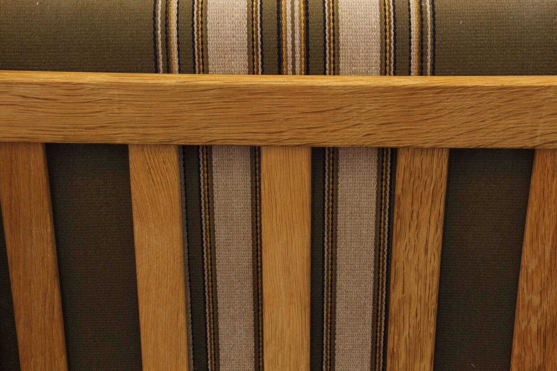 Vintage Danish light oak low back lounge chairs, 1960s, set of 2