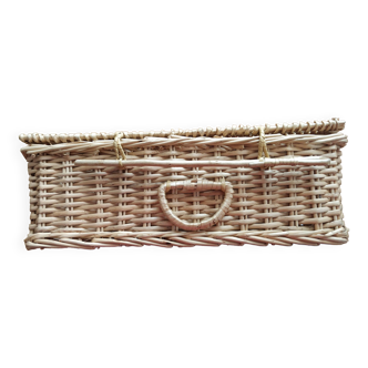 Wicker suitcase