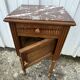 Louis XVI Style Walnut Bedside Table – Early 20th Century