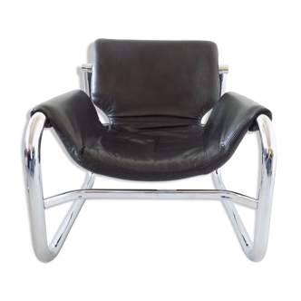 Alpha sling lounge chair by Maurice Burke for Pozza