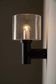 Glashütte Limburg conical bubble glass outdoor sconce