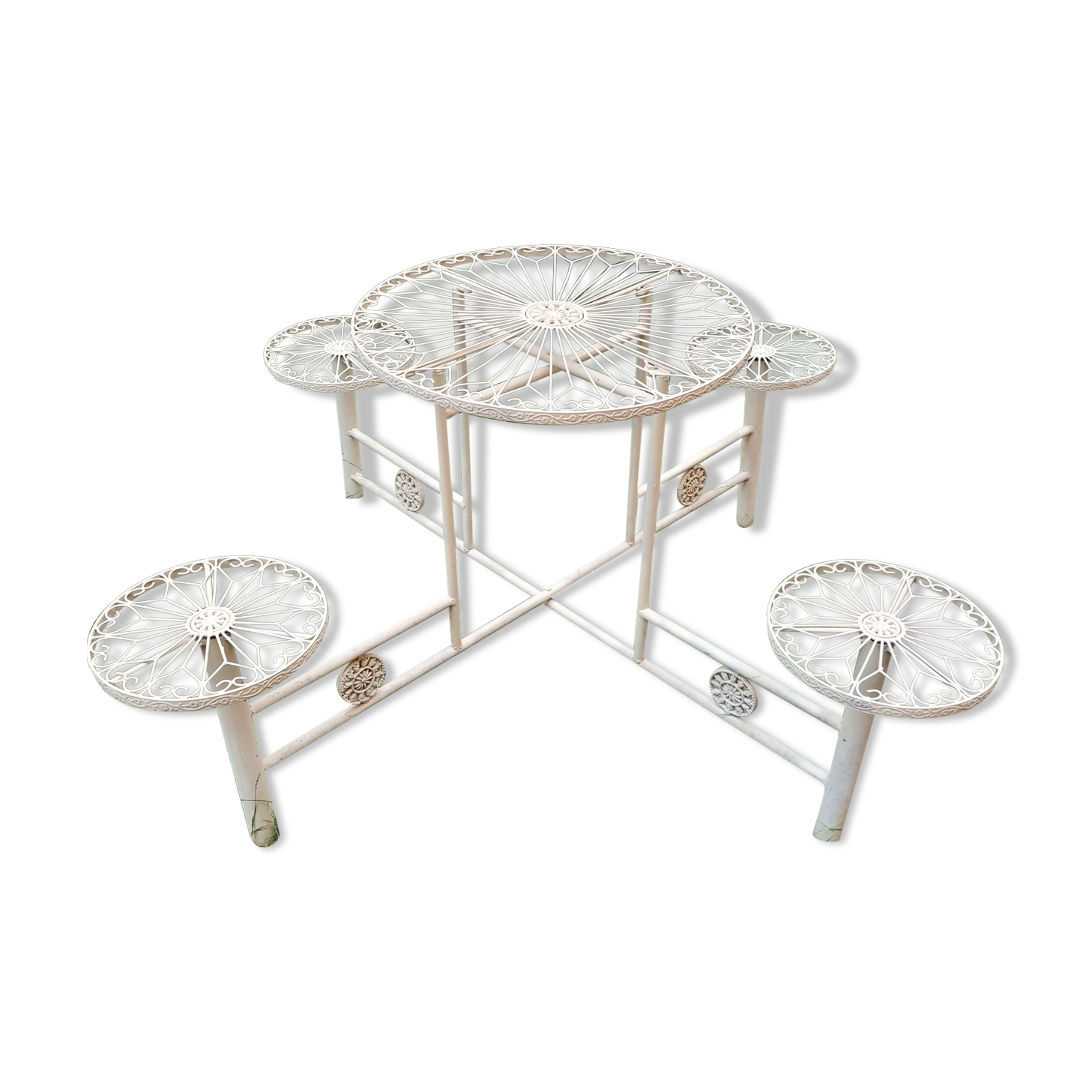 Metal garden table 60s