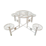 Metal garden table 60s