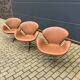 2x Fritz Hansen Swan chair by Arne Jacobsen, NEW condition!!