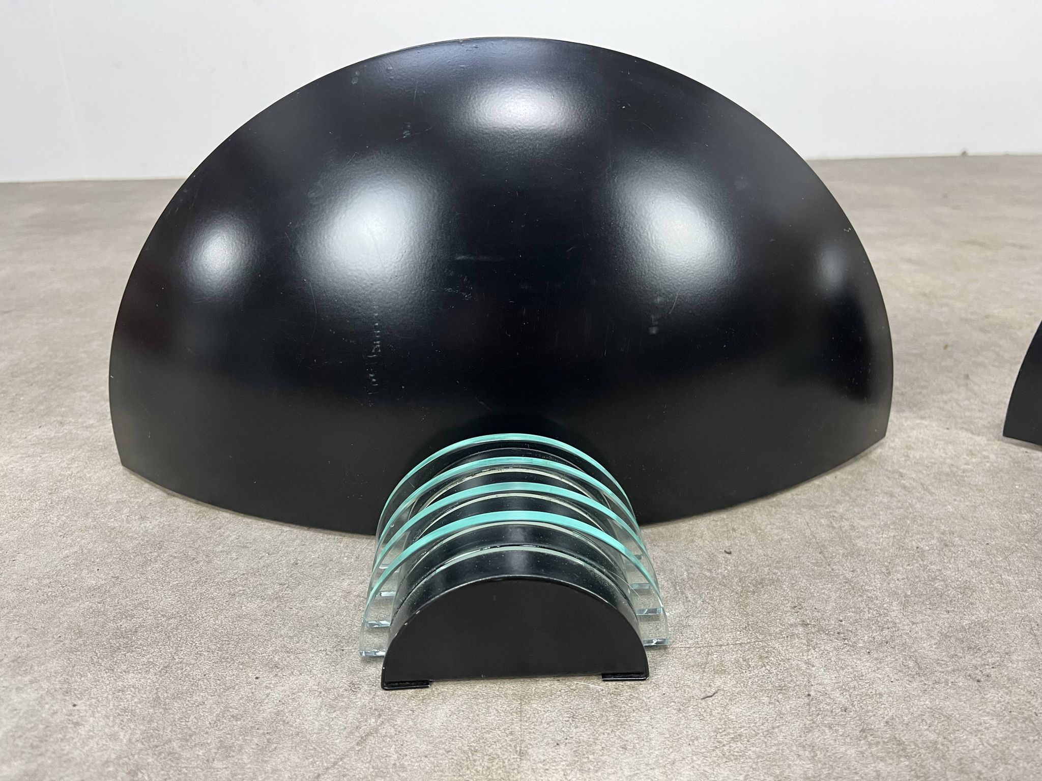 Pair of SCE postmodern wall lights, 1980s