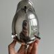 Antique silver-plated sauceboat