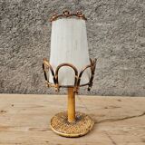 Bamboo bedside lamp