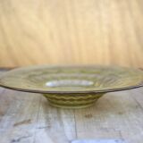 Art Deco molded glass bowl, fruit bowl, centerpiece