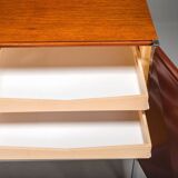 Diamond Point mahogany sideboard by Antoine Philippon & Jacqueline Lecoq for Behr, 1964