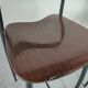 Lot 4 industrial bar stools 70s