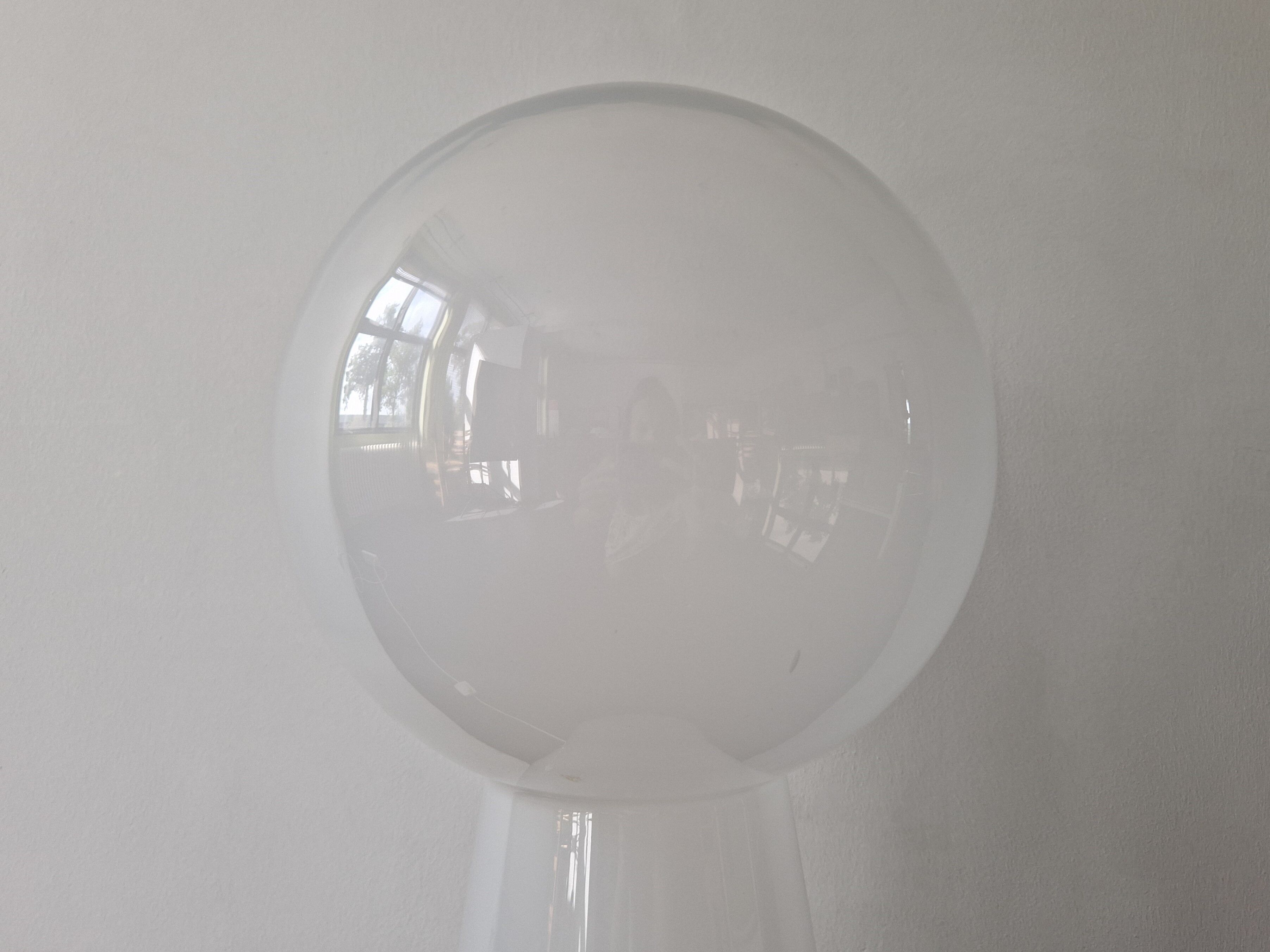 Large one piece Murano glass floor lamp, Italy 1970's/1980's
